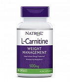 Natrol L-Carnitine 500 mg 30 капс