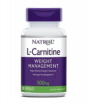 Natrol L-Carnitine 500 mg 30 капс