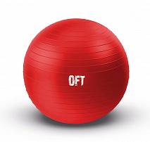 Мяч гимнастический 65 см красный FT-GBR-65RD