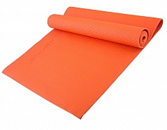 Коврик для йоги 173x61x0,4 см ПВХ оранжевый