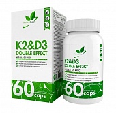 NaturalSupp K2+D3 Double effect 60 капс
