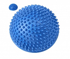 Полусфера массажная круглая надувная (синяя) d-16,5 см