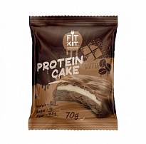 Печенье Fit kit Protein cake 70 гр,тройной шоколад
